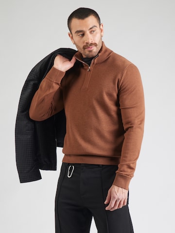 Pull-over 'H-Illario' BOSS en marron : devant