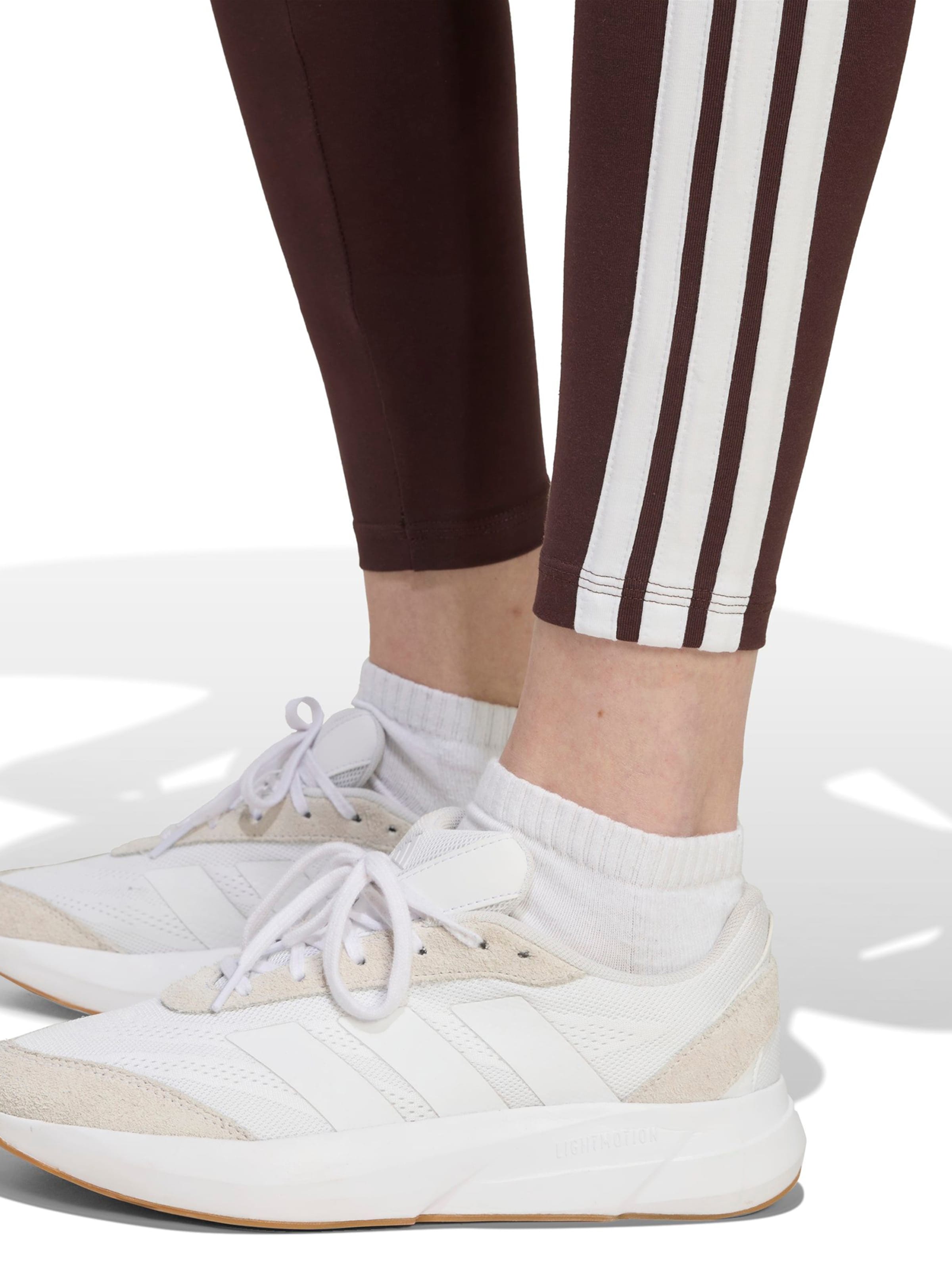 ADIDAS SPORTSWEAR Skinny Trousers 'Essentials' in Brown