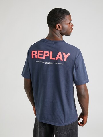 REPLAY Shirt in Blue: front