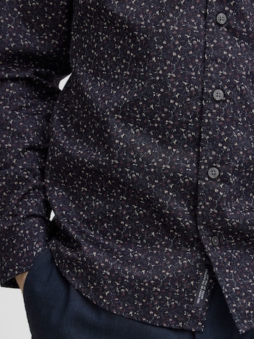 Casual Friday - Ajuste regular Camisa 'ANTON' en azul
