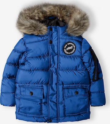 MINOTI Winter Jacket in Blue: front