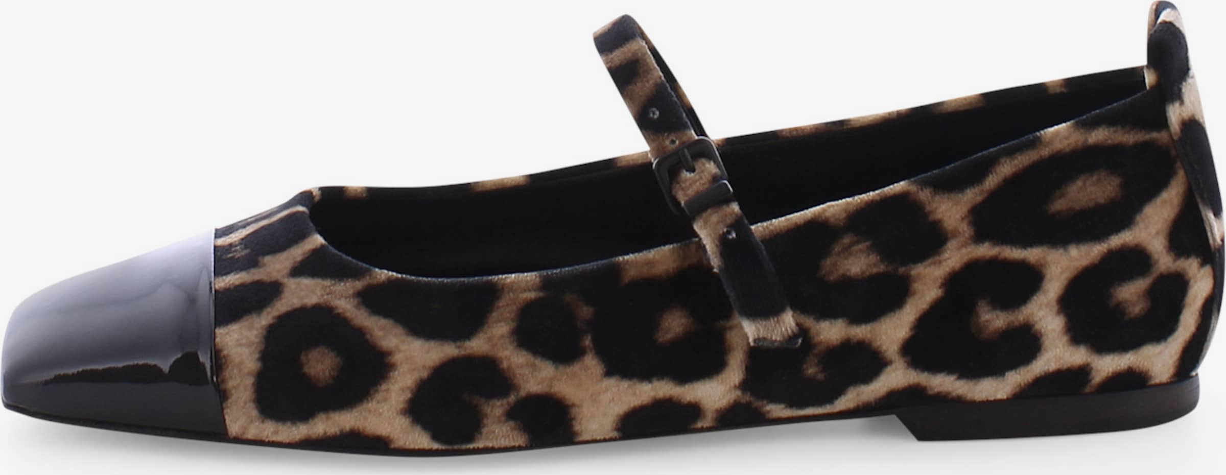 Kennel Schmenger Ballet Flats with Strap LEILA in Brown