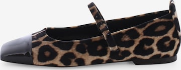 Ballerines à lanières ' LEILA ' Kennel & Schmenger en marron : devant