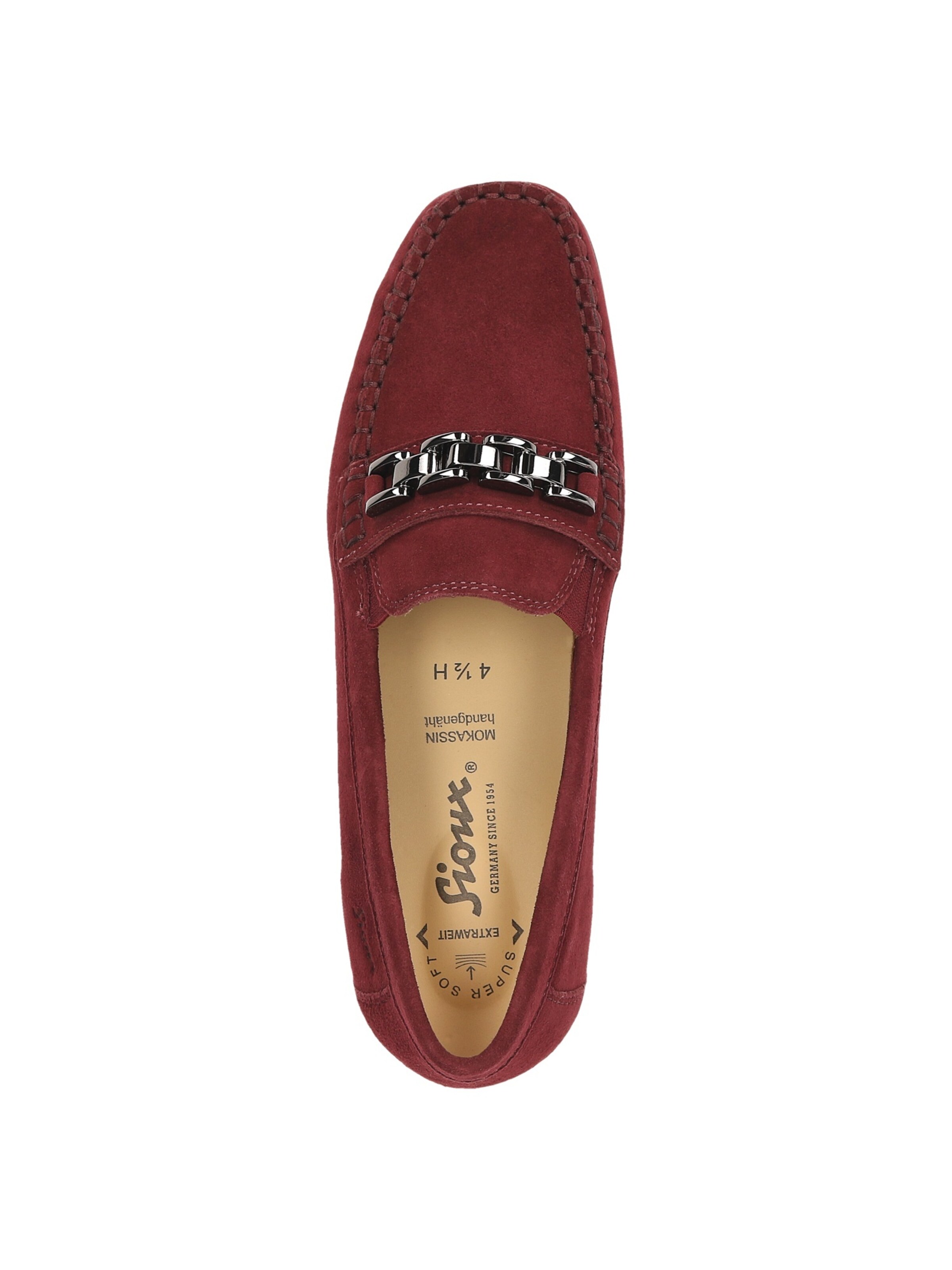 SIOUX Classic Flats in Red