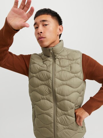 JACK & JONES Vest 'ICEBREAKER' in Beige