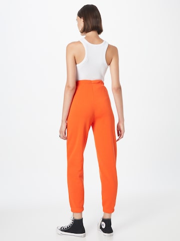 PIECES Tapered Pants 'Chilli' in Orange