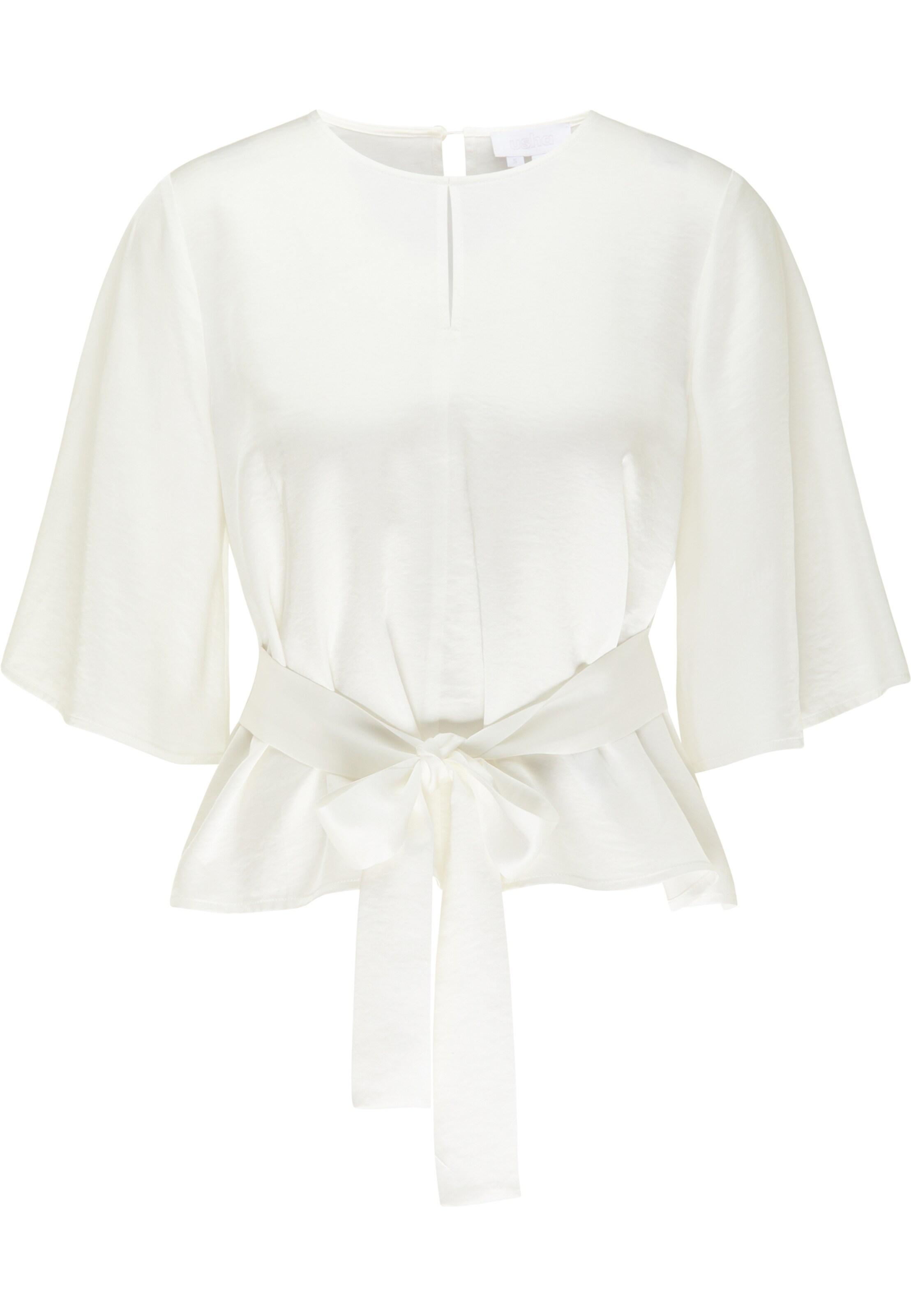 usha WHITE LABEL - Blusa en blanco: frente