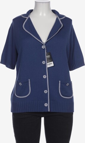 Lucia Sweater & Cardigan in XL in Blue: front