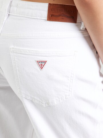 GUESS JEANS Широка кройка Дънки в бяло