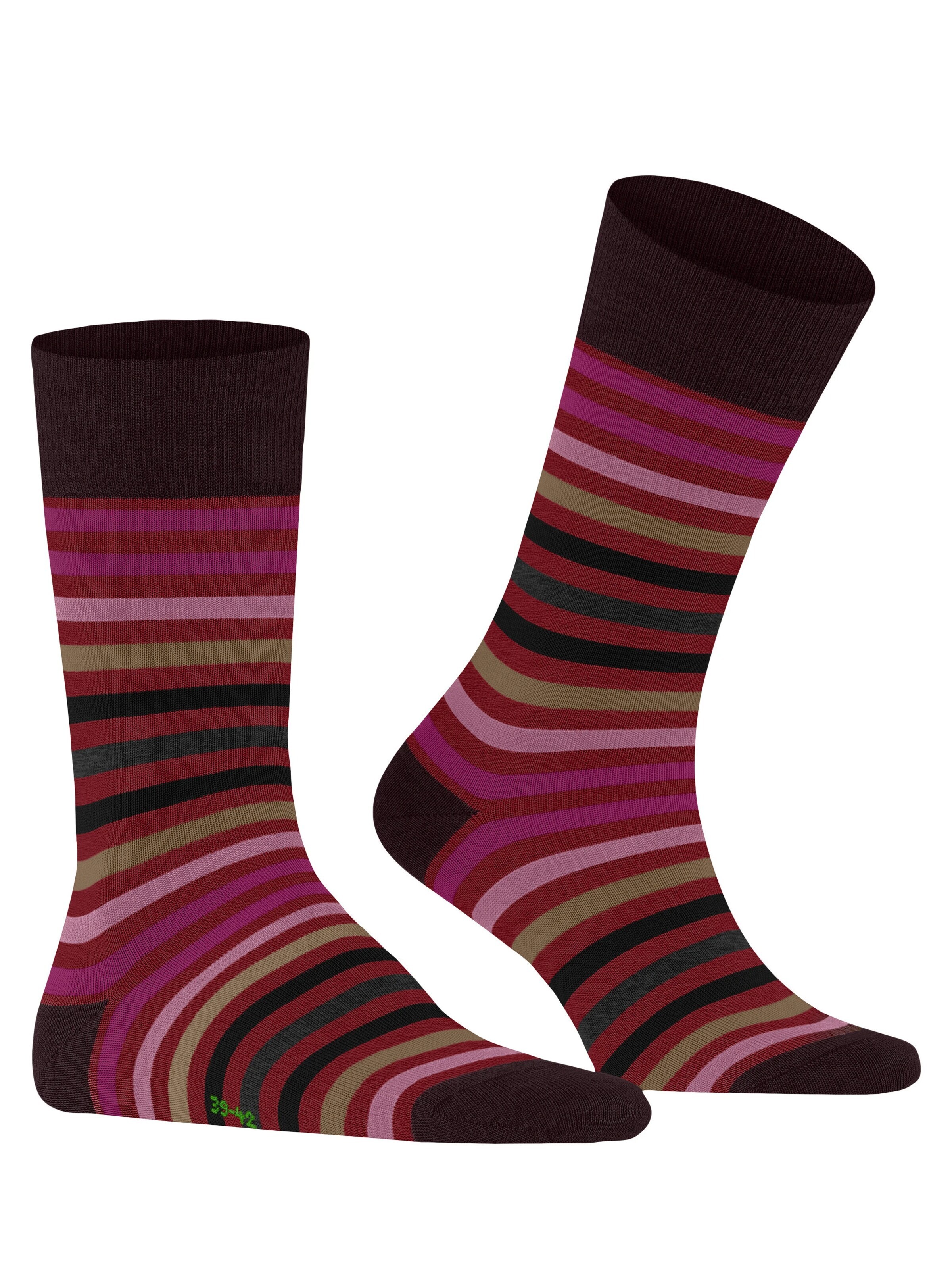 FALKE Socken 'Tinted Stripe'‌‌‌‌‌‌‌ in Rot