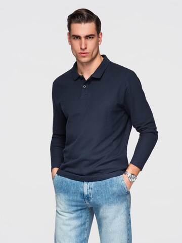 Ombre Shirt 'Pobl-0162' in Blue: front