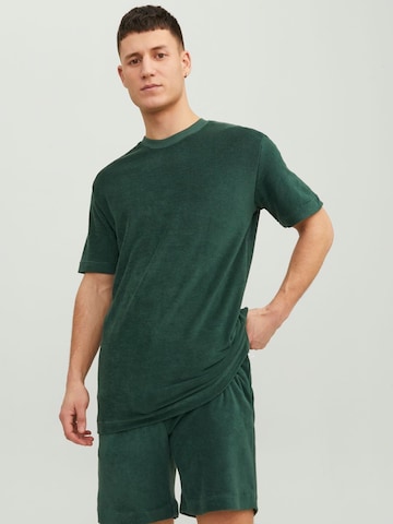 JACK & JONES T-shirt 'Terry' i grön: framsida