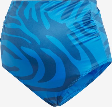 ADIDAS BY STELLA MCCARTNEY Athletic Bikini Bottoms in Blue: front