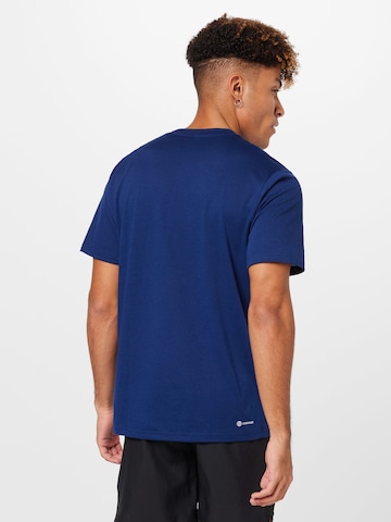 T-Shirt fonctionnel 'Train Essentials Comfort ' ADIDAS PERFORMANCE en bleu