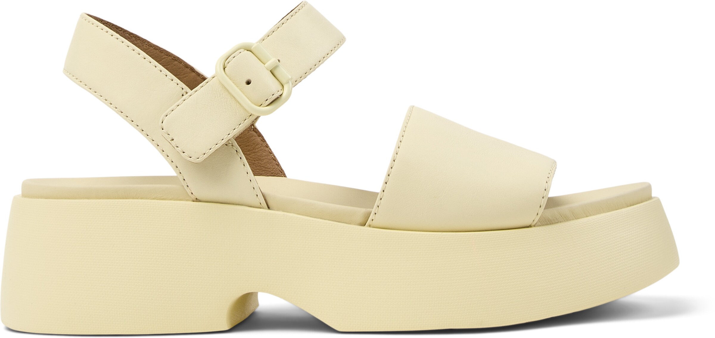 CAMPER - Sandálias com tiras ' Tasha ' em amarelo