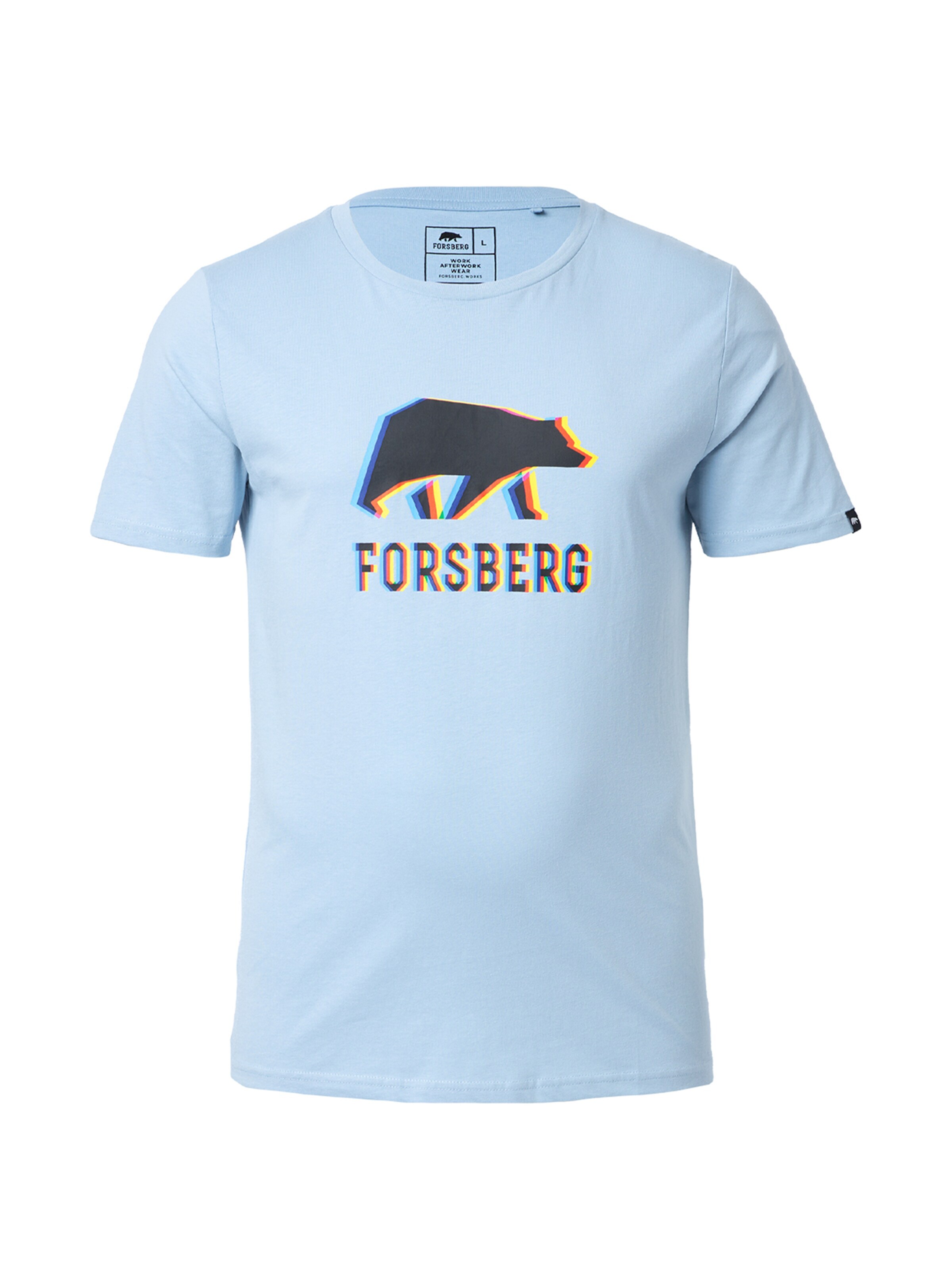 FORSBERG T-Shirt in Blau: Vorderseite