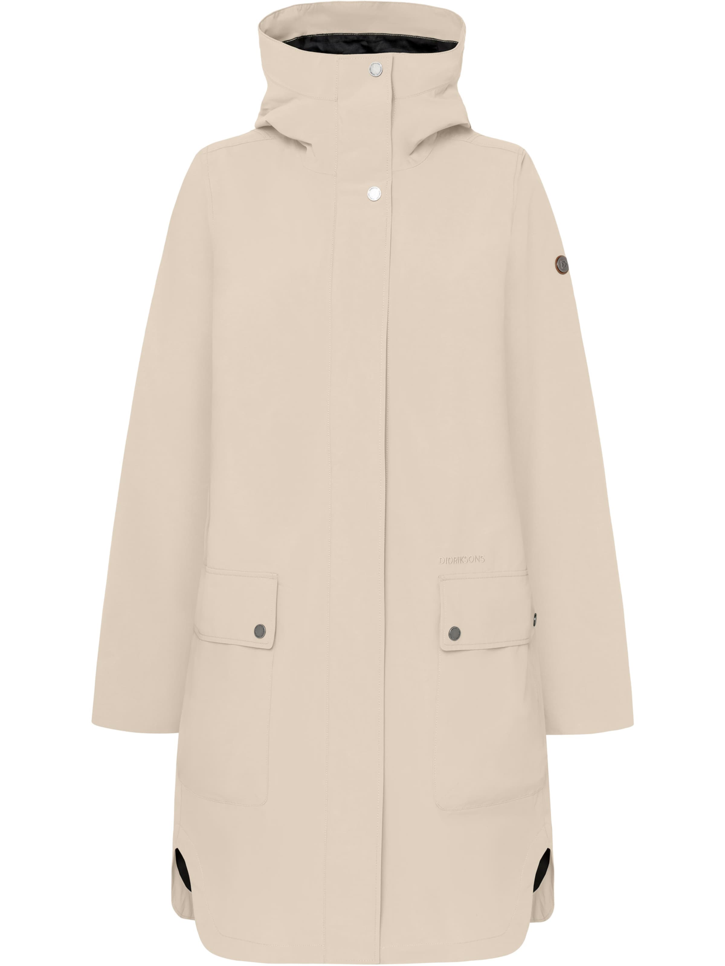 Didriksons Between-seasons parka 'ADRIA' in Beige: front