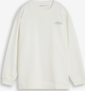 TOM TAILOR DENIM - Sudadera en blanco: frente