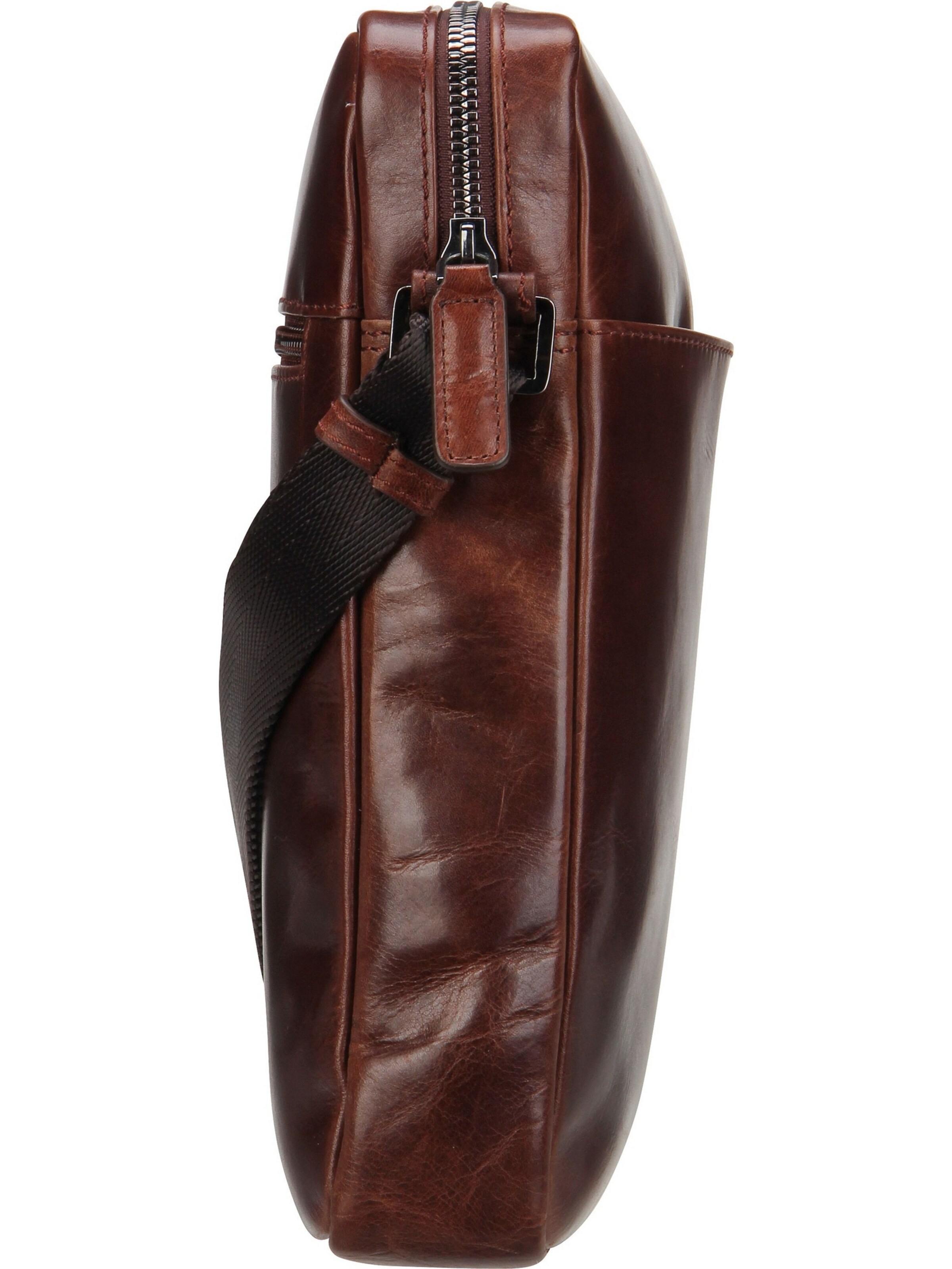 bugatti Schoudertas 'Romano' in Bruin