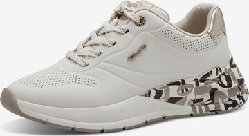 TAMARIS Sneakers laag in Wit: voorkant