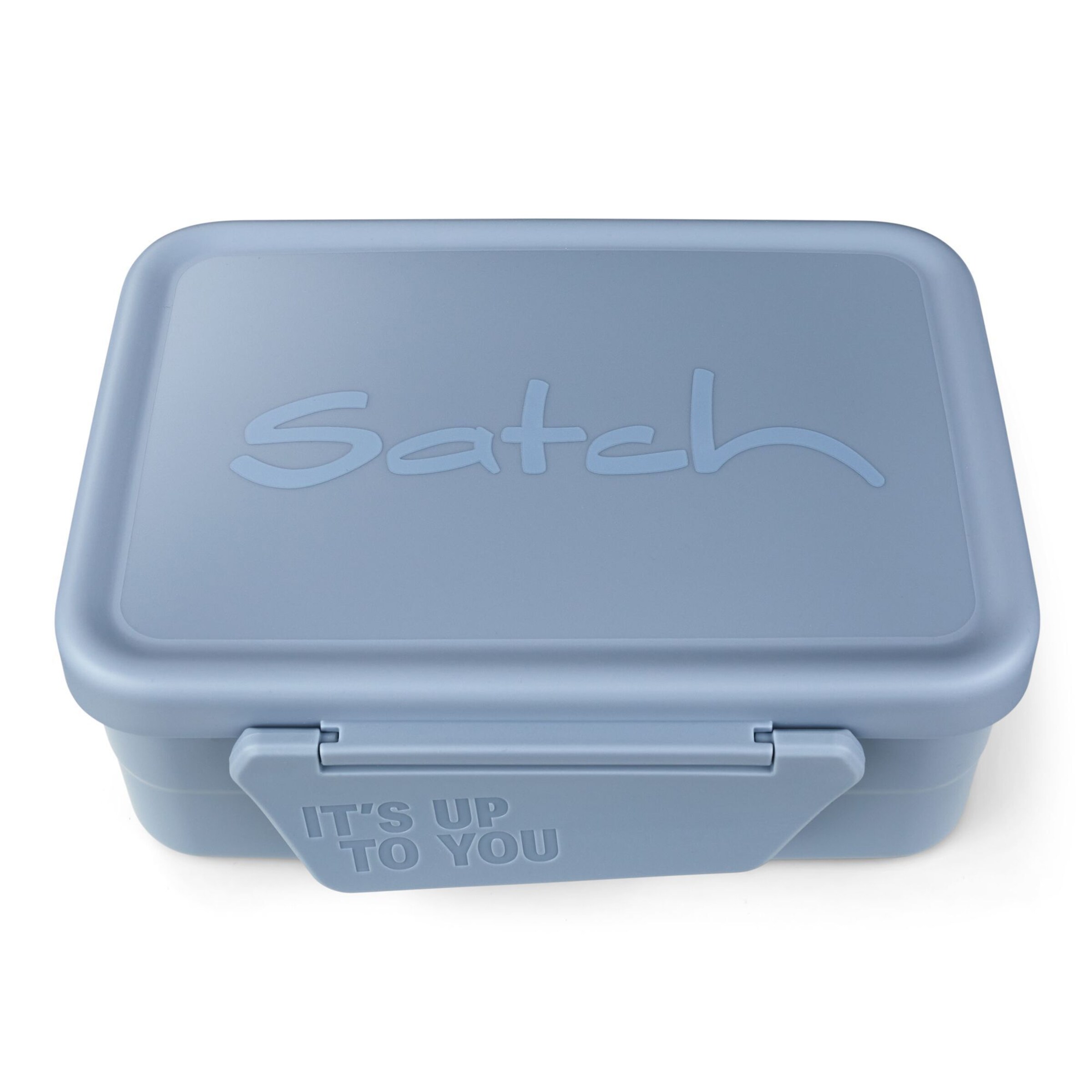 Satch Brotdose in Blau: Vorderseite