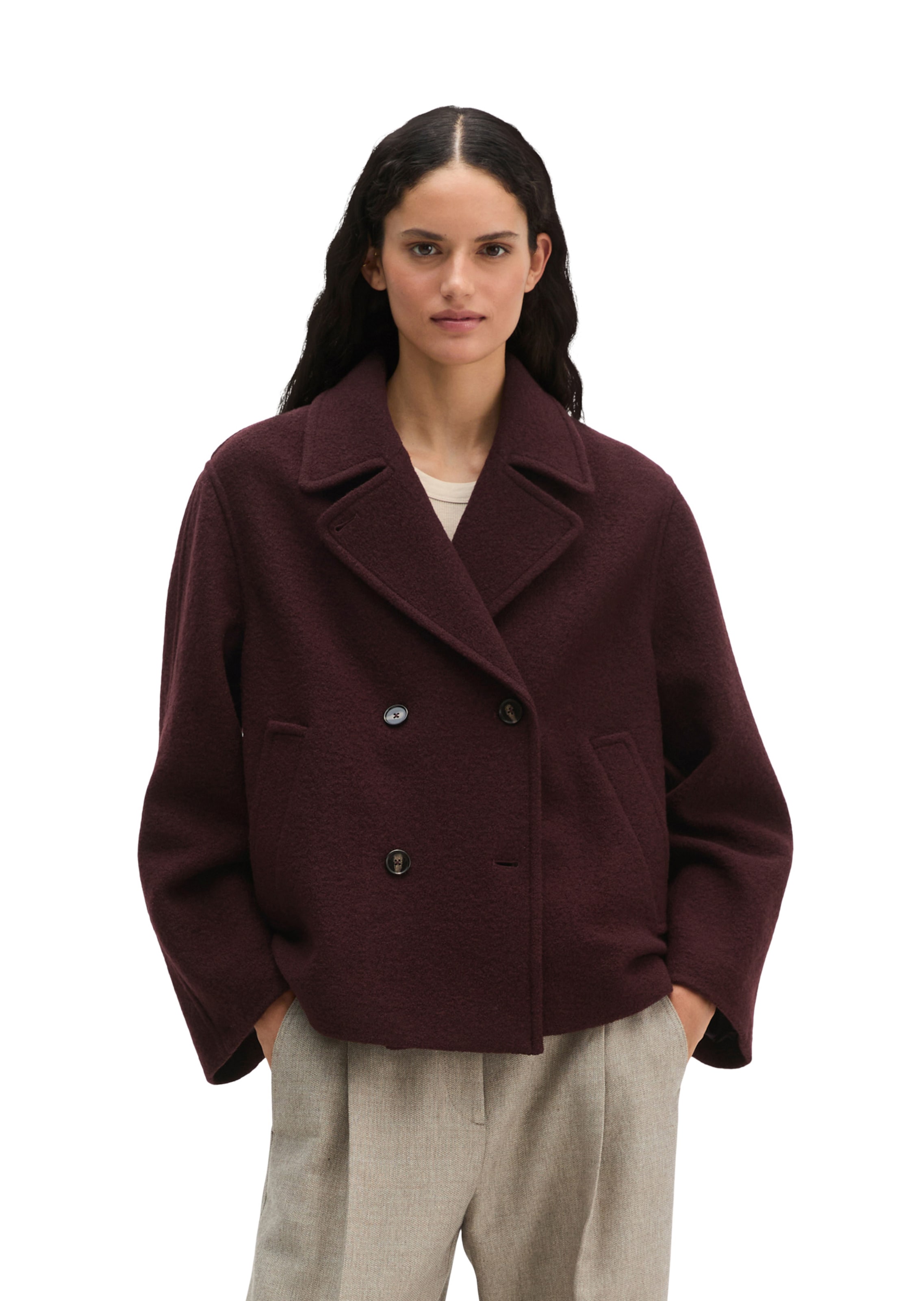 Marc O'Polo Between-Season Jacket in Red: front