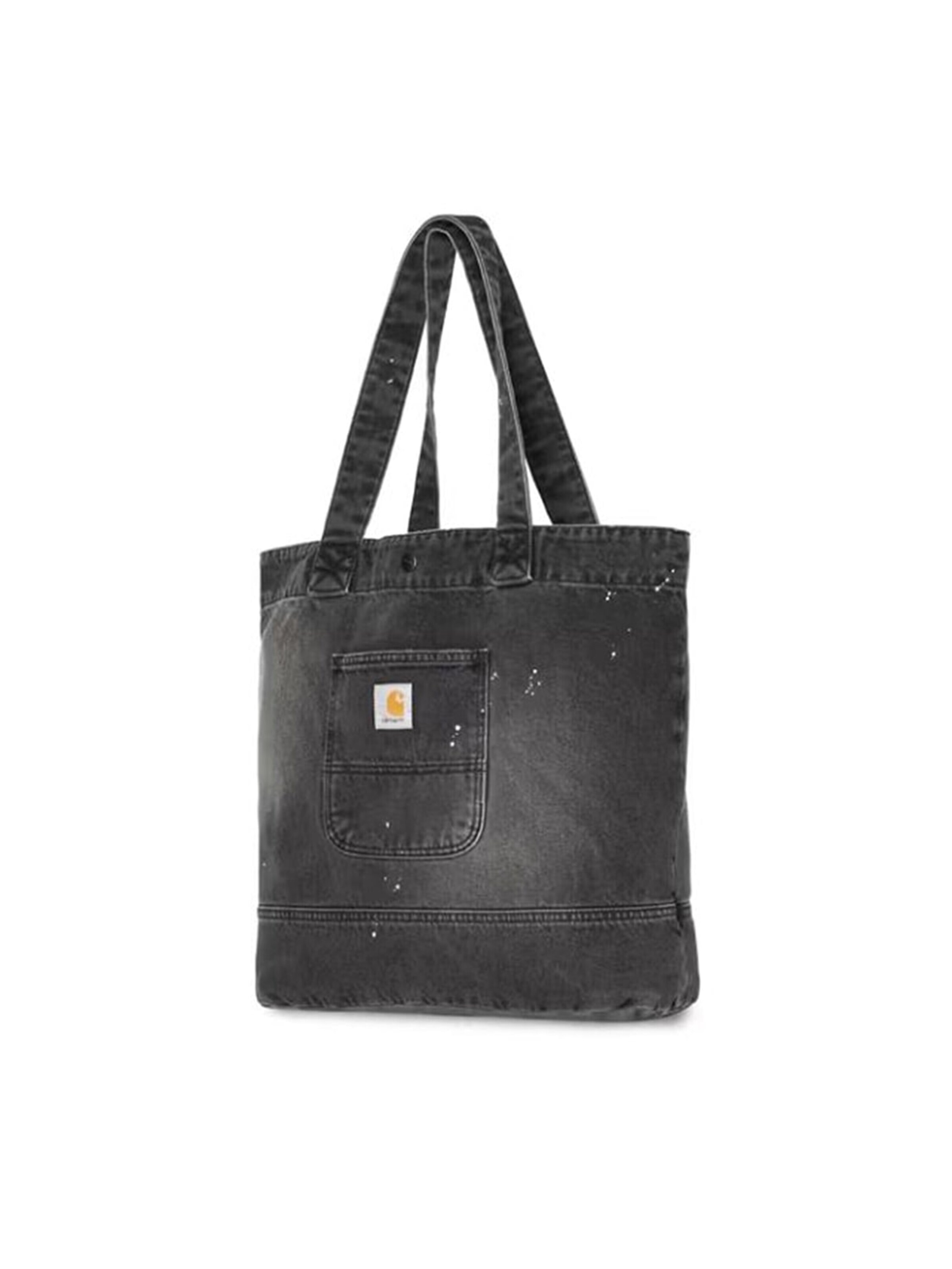 Carhartt WIP Shopper 'DENIM TOTE BLACK' in Zwart