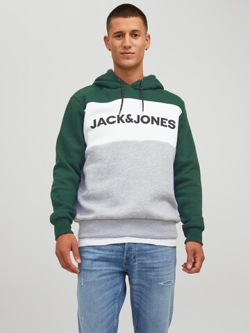 JACK & JONES - Regular Fit Sweatshirt em cinzento: frente