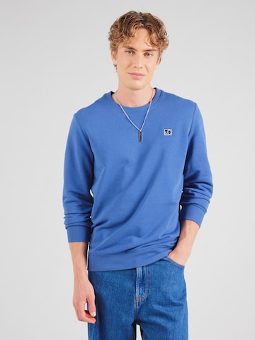 Sweat-shirt s.Oliver en bleu : devant