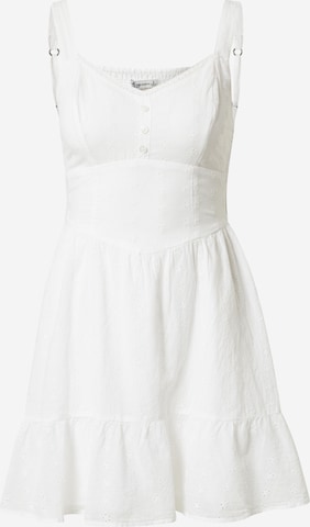 HOLLISTER Dress in White: front