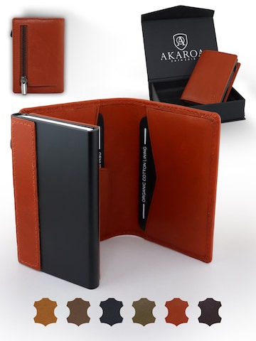 Akaroa Wallet 'Slim Wallet Pelle II' in Brown