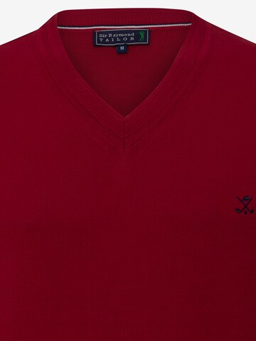 Pullover 'Los Angeles' di Sir Raymond Tailor in rosso