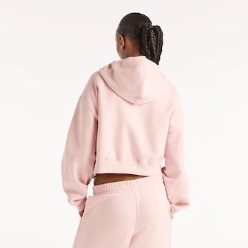 Giacca di felpa 'Trackside Fleece Full Zip' di new balance in rosa