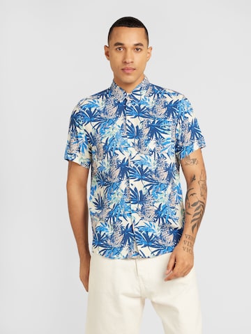 BLEND Regular fit Button Up Shirt in Blue: front