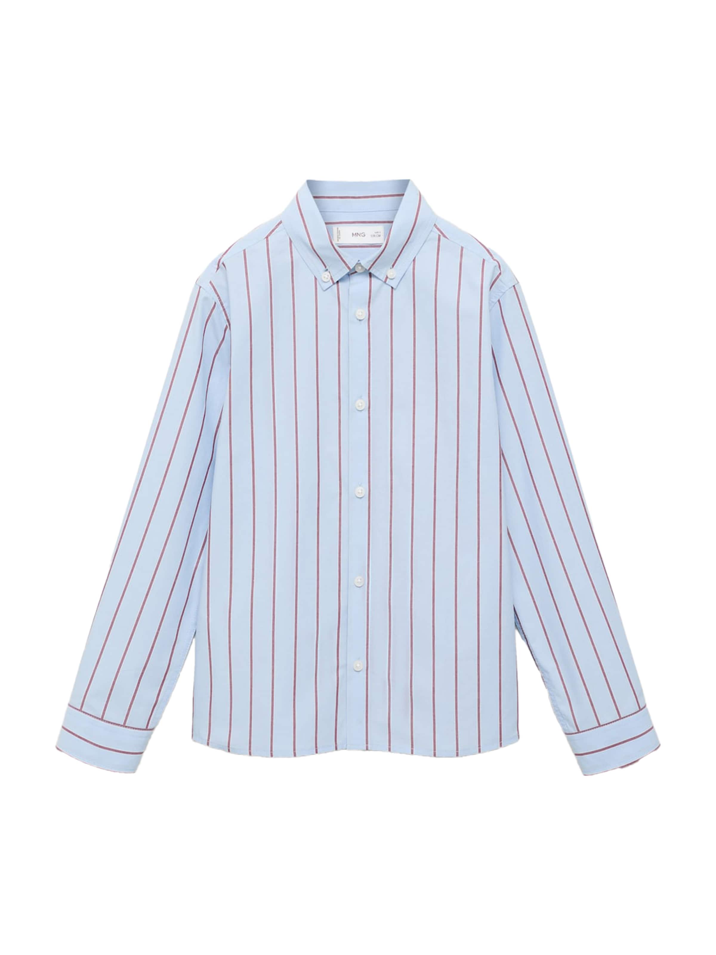 MANGO KIDS Rovný strih Košeľa 'CHROMA' - Modrá: predná strana