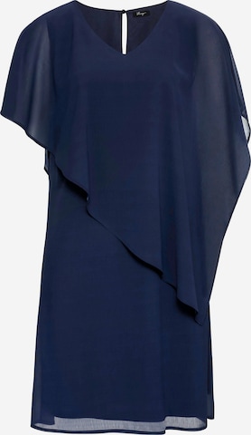 Robe de cocktail SHEEGO en bleu : devant