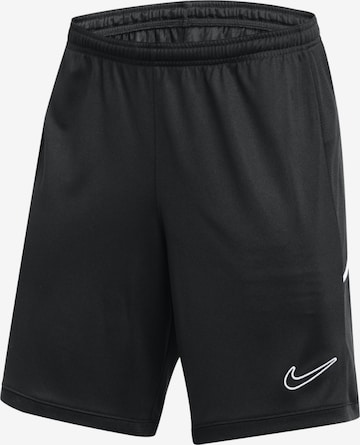 NIKE Workout Pants 'Nike Academy Dri-FIT' in Black: front