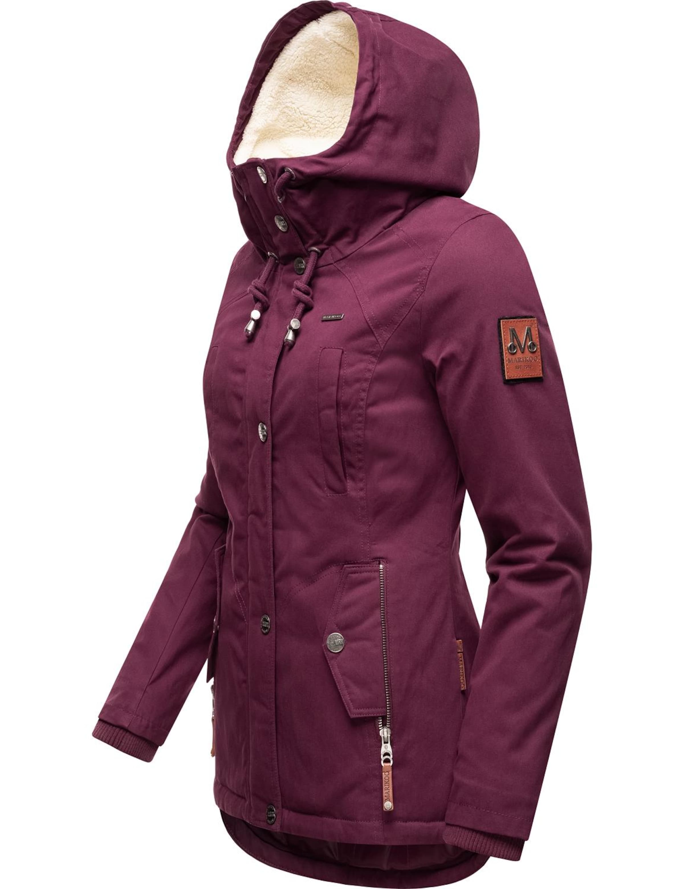 MARIKOO Zimska jakna 'Bikoo' | rdeča barva