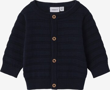 Cardigan NAME IT en bleu : devant