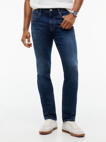 Coupe slim Jean 'SCANTON' Tommy Jeans en bleu : devant