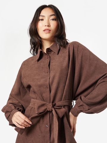 Misspap Sukienka koszulowa w kolorze brązowy