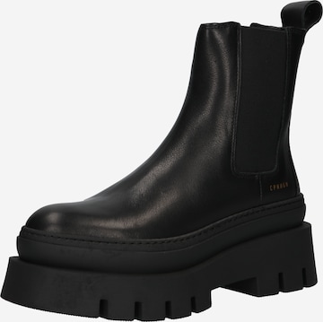 Copenhagen Chelsea Boots in Schwarz: predná strana