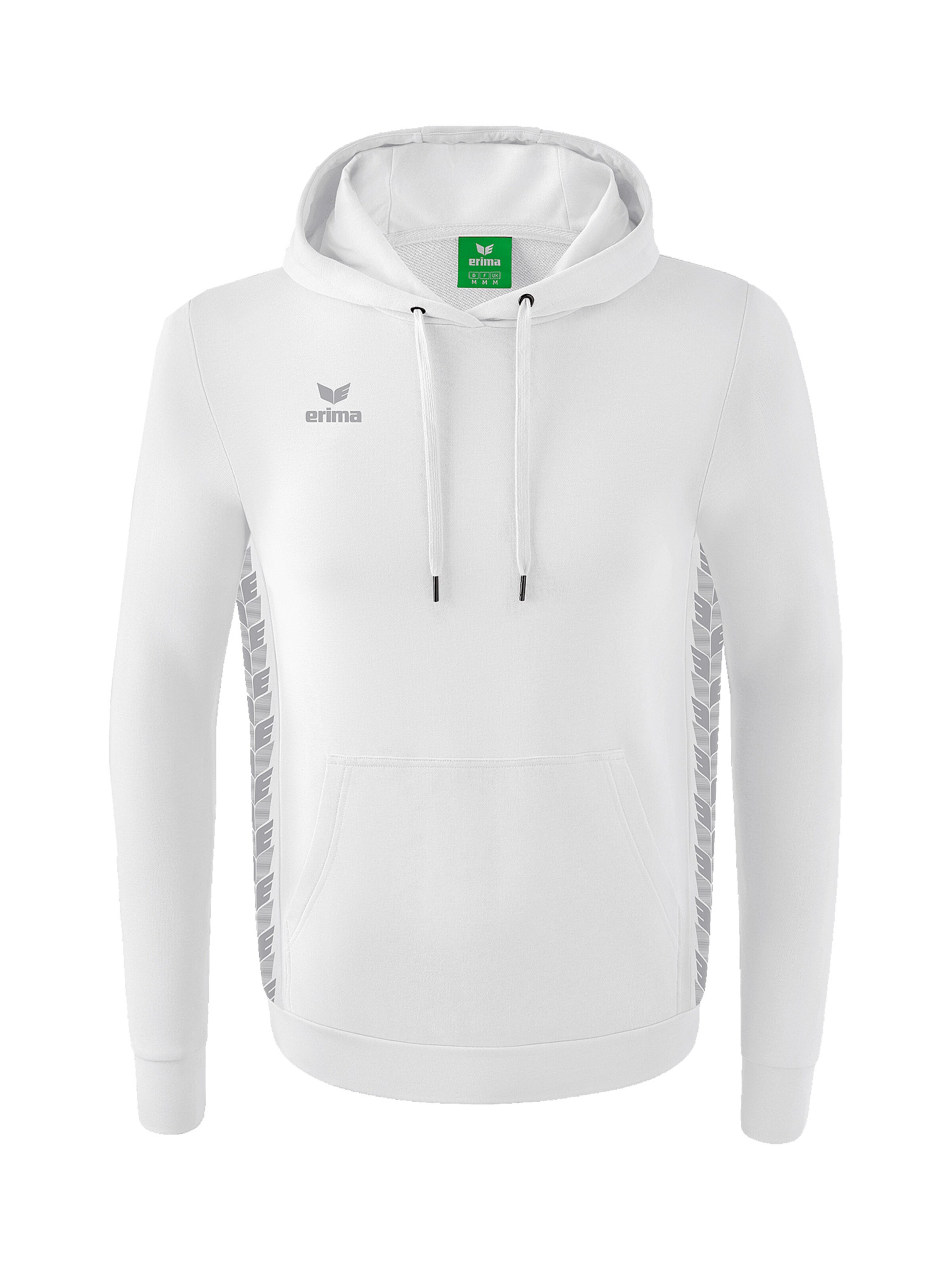 ERIMA Sportovní mikina – bílá: přední strana