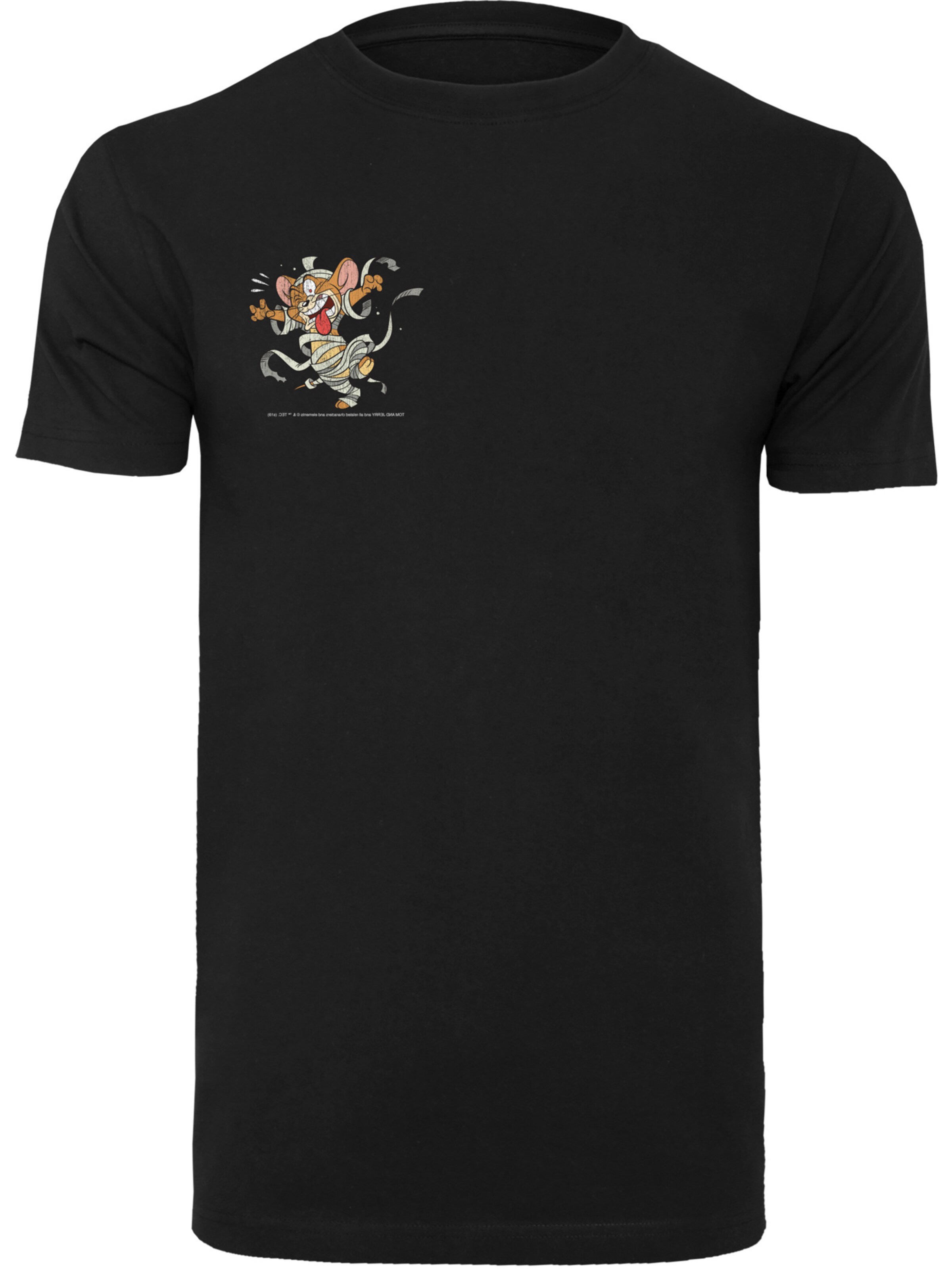 F4NT4STIC Shirt 'Tom Und Jerry' in Black: front