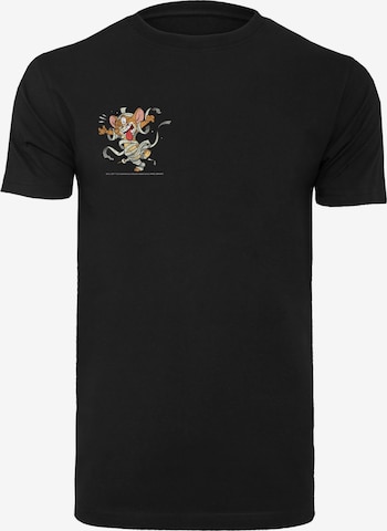 F4NT4STIC Shirt 'Tom Und Jerry' in Black: front