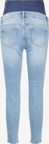 MAMALICIOUS Slimfit Jeans 'Malaga' in Blau