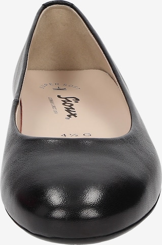 SIOUX Ballet Flats in Black