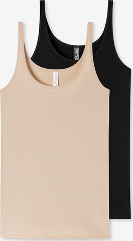 SCHIESSER Undershirt '95/5' in Beige: front