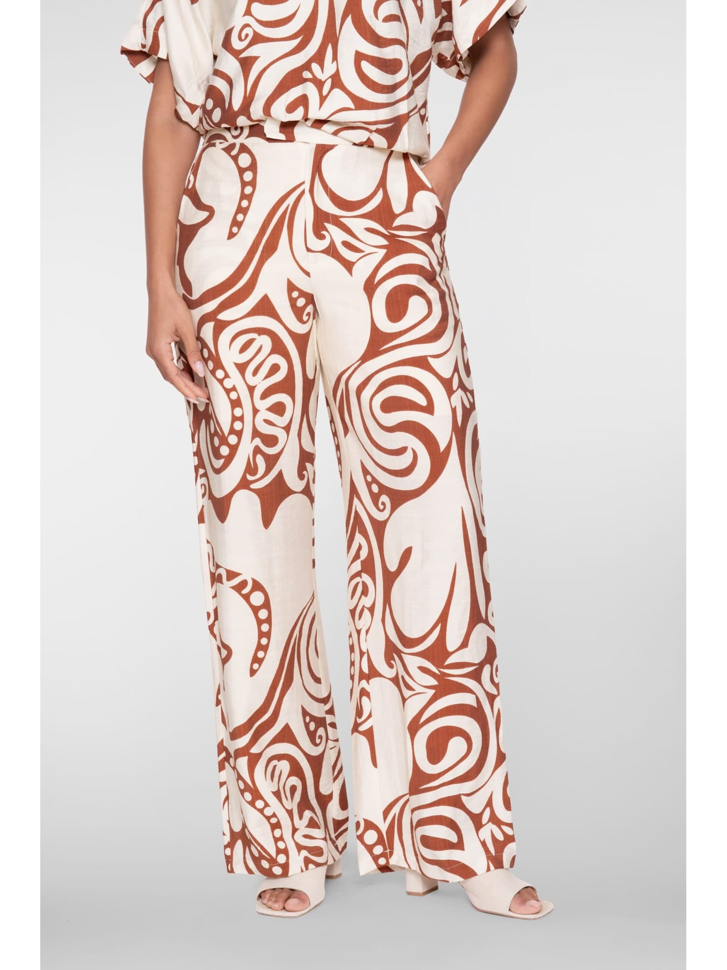 Geisha Baggy Trousers in Beige