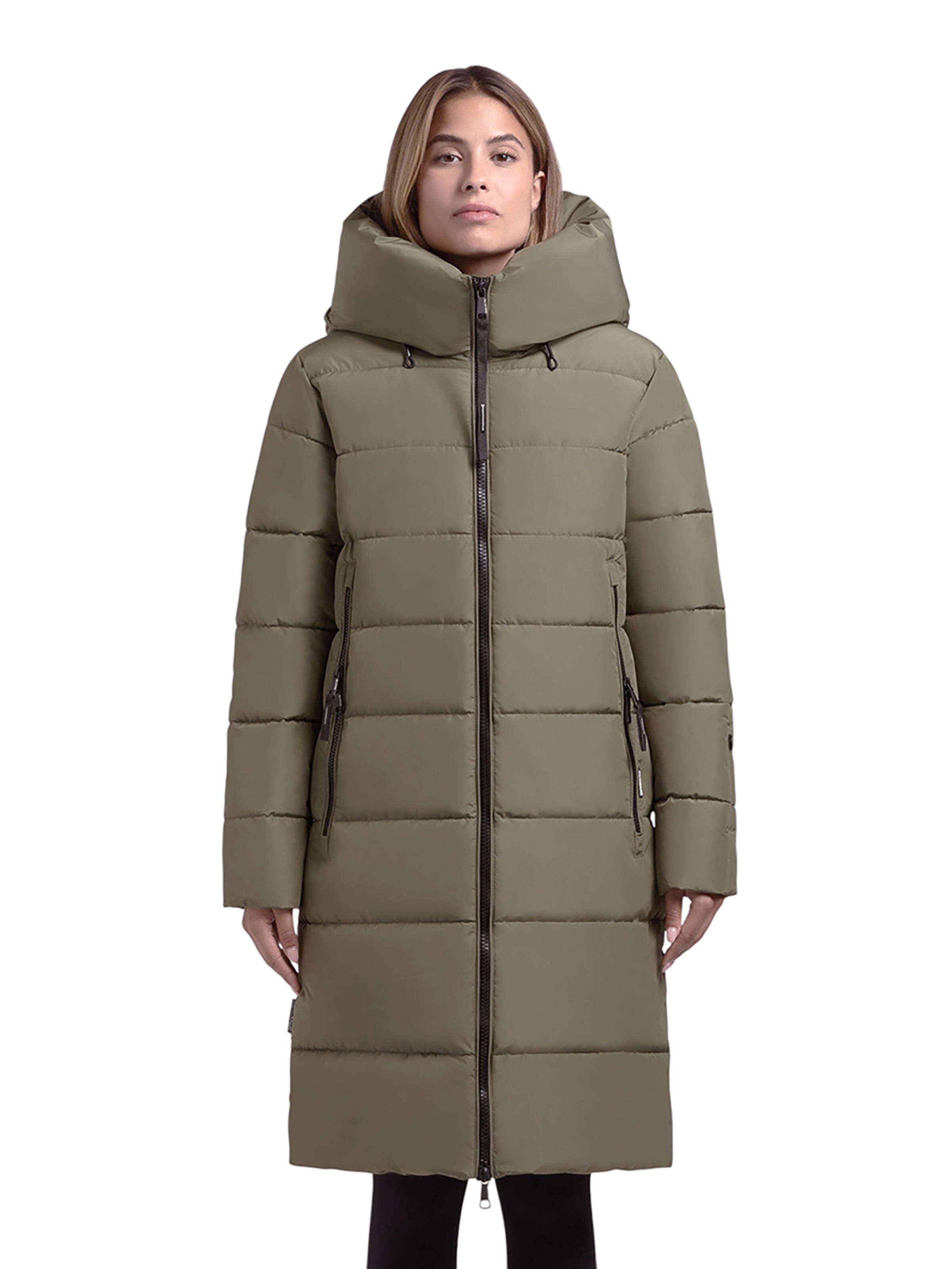 khujo Wintermantel 'Jilias6' in Grau: Vorderseite